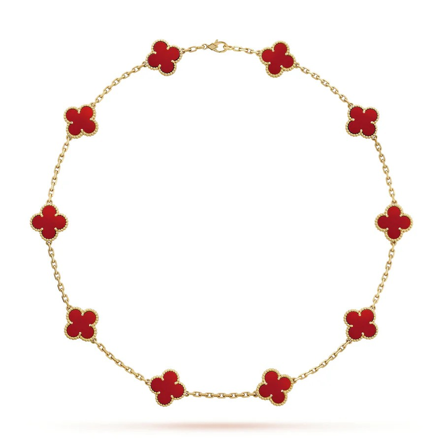 Custom 10K Clover Necklace