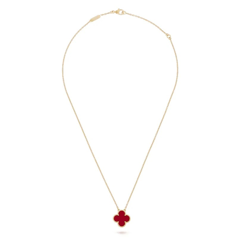 Custom 10K Single Clover Necklace