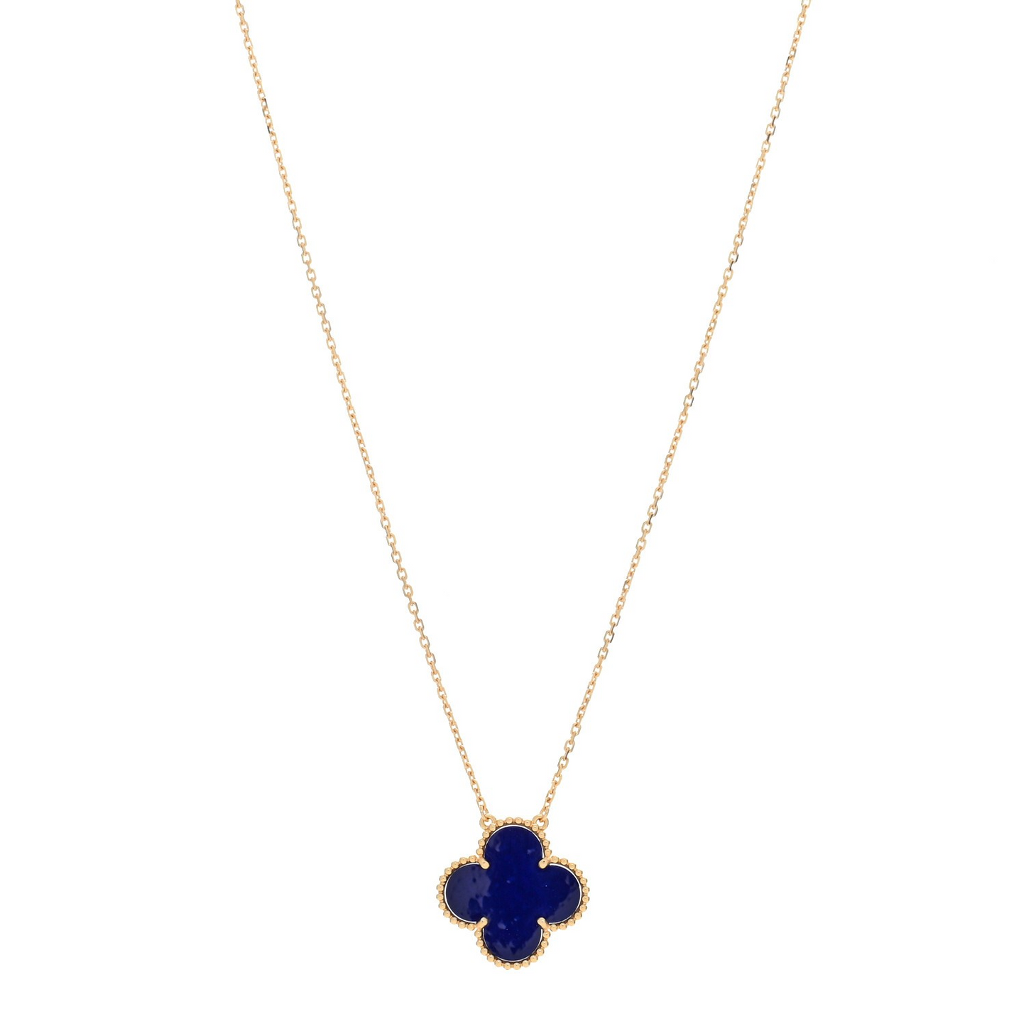 Custom 10K Single Clover Necklace
