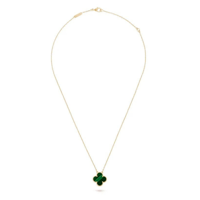 Custom 10K Single Clover Necklace