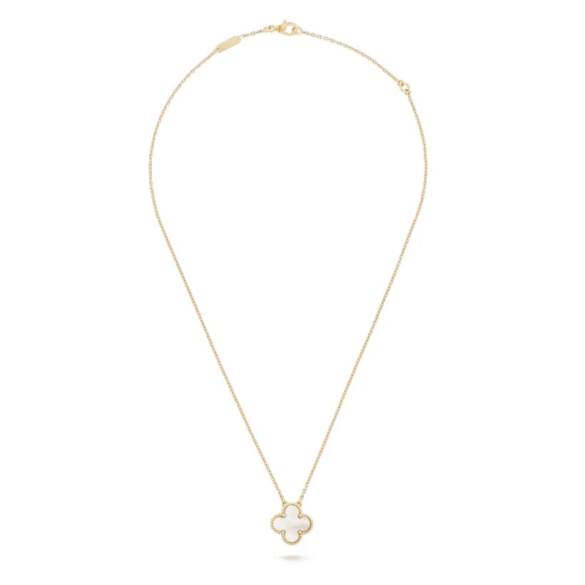 Custom 10K Single Clover Necklace