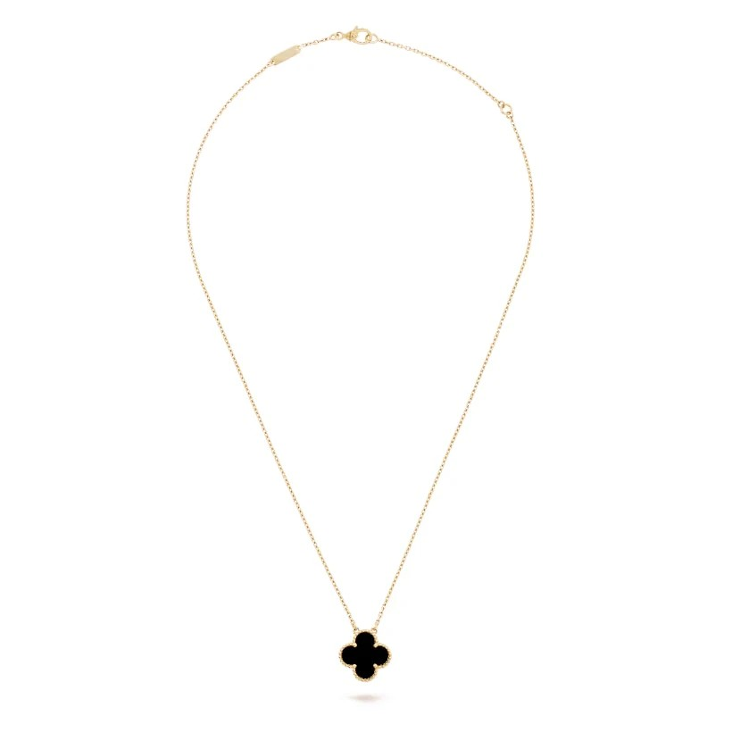 Custom 10K Single Clover Necklace