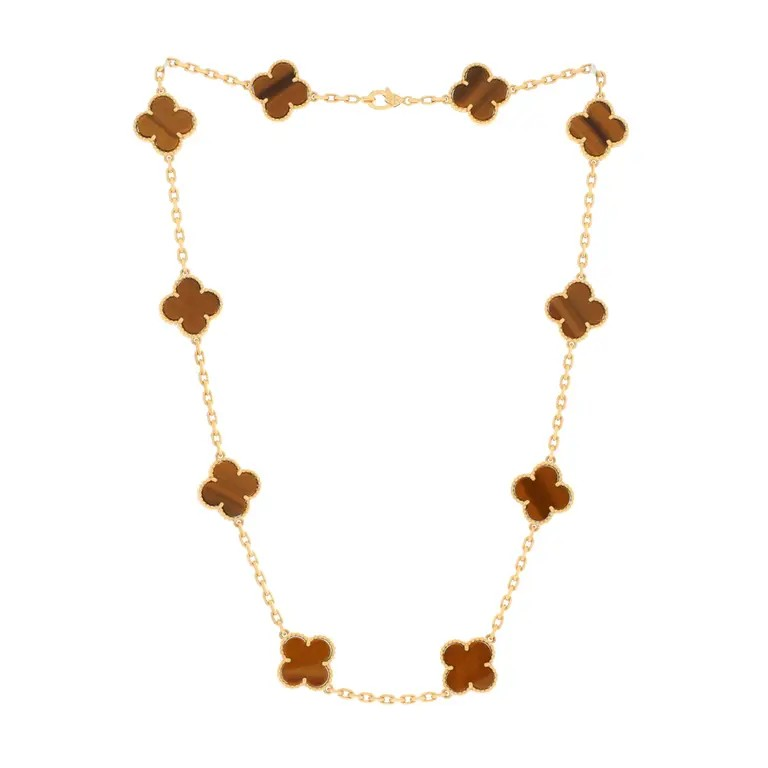 Custom 10K Clover Necklace